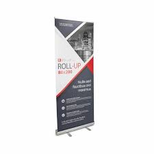 Roll up 85 x 200 cm (Impression numérique sur Bâche 550g/m2)