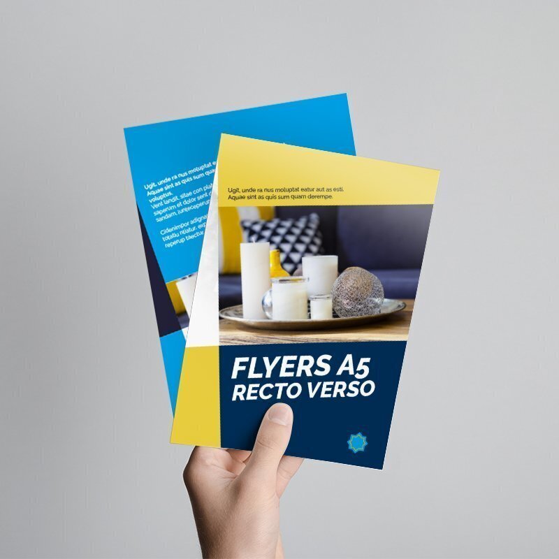 Flyers A5 - Recto/Verso - 14,8 X 21cm